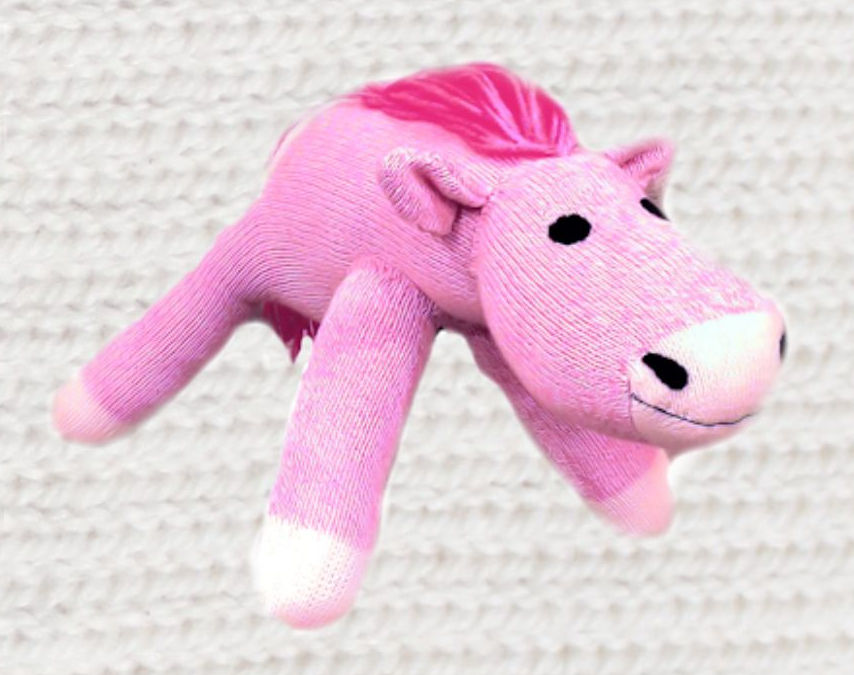 Phelicia the Pink Sock Horse