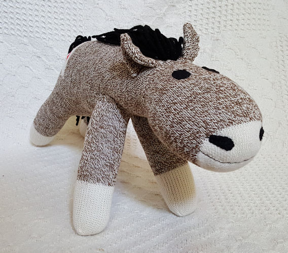 Philly the Brown Sock Horse