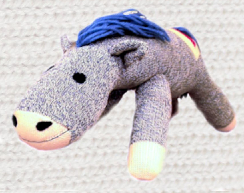 Phinnaeus the Blue Sock Horse