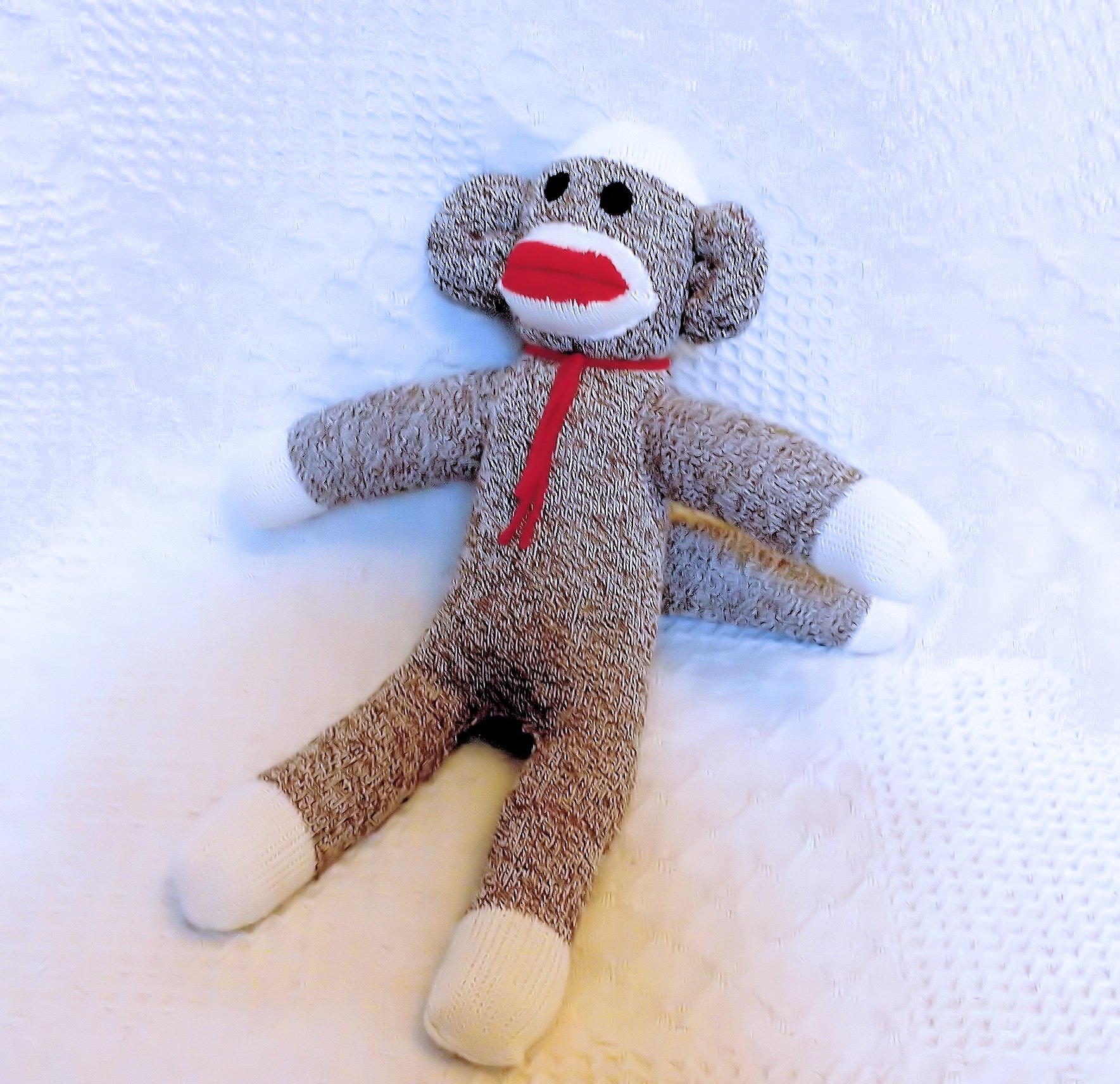 Sockey the Brown Sock Monkey 16 inches